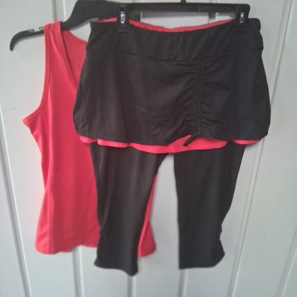 Alex + Abby Tank and Skirted Legging Set NWT Sz L - Picture 2 of 12